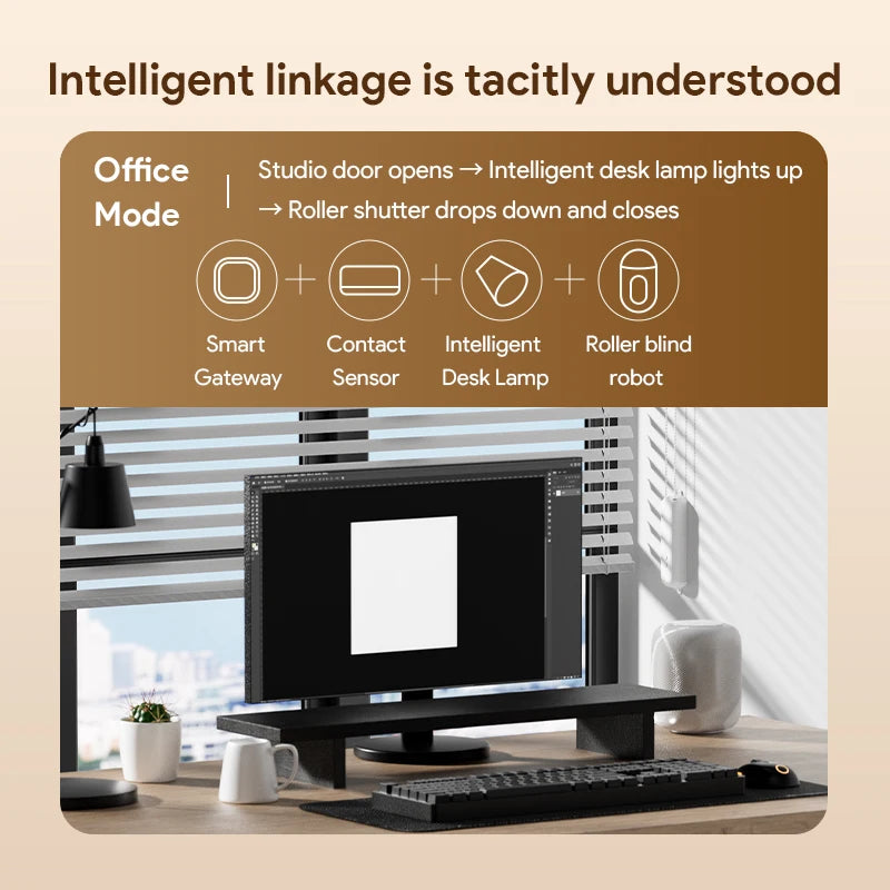 Rechargable Roller Blind Robot Automatic Curtain Bot Motorised Shutter Opener Support Alexa Google Assistant Siri Voice Control